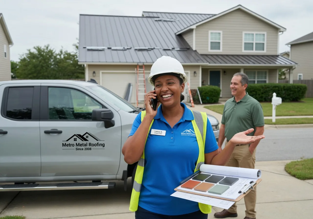 Storm Damage Metal Roof Repair in Ashville, PA